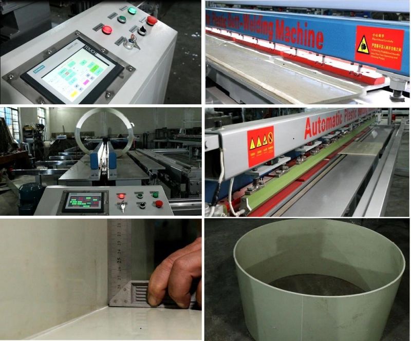 Dhr3000 Automatic Plastic Sheet Welding Rolling and Bending Machine