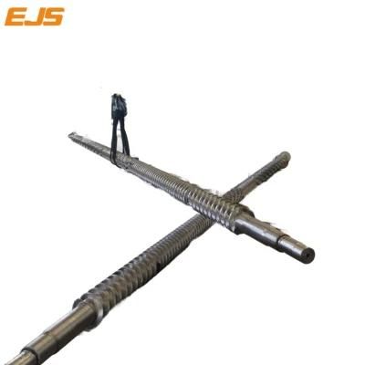 Plastic Parallel 38crmoala Twin Screw and Barrel for PVC Pipe