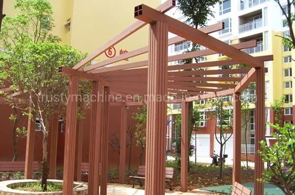 PE WPC Profile Making Machine Decking Production Line