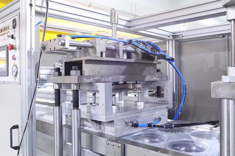 Coffee Cup Plastic PP Flat Lid Thermoforming Machine