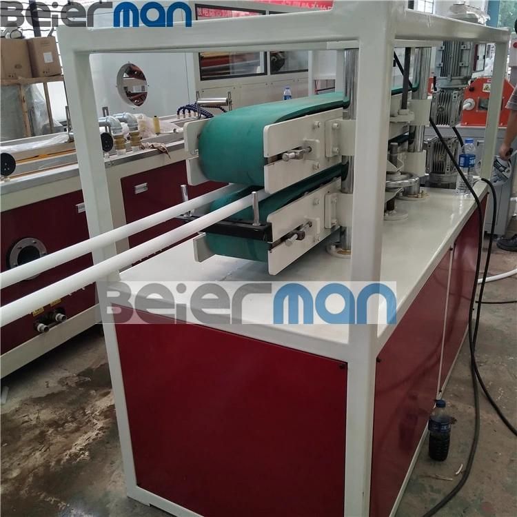 25mm Diameter Two Cavity PE Sewage Treatment Filter Tube Sj65 Single Screw Extruder Production Line Fast Line Speed Siemens Motor