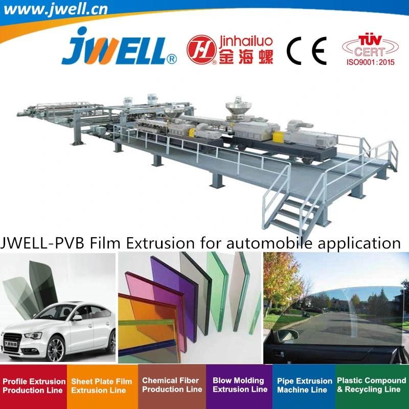 Jwell-PVB Plastic Film Recycling Agricultural Making Extrusion Machine for Automobile Application Series (3)