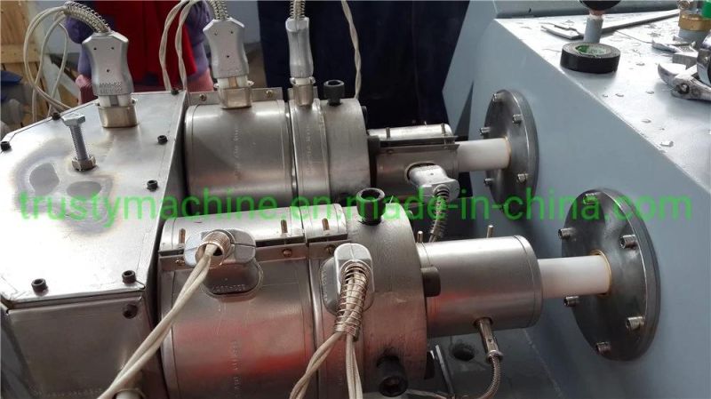 China 16-63mm PVC UPVC Two Double Cavity Dual Pipe Making Extrusion Production Machine Price