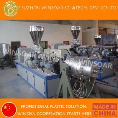 Sjsz Sjz 92/188 Conical Twin Screw Extruder for Plastic PVC Tube Pipe Extrusion