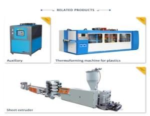 Plastic Sheet Extruder Extrusion Extruding Machine for PP/ PS/ Pet/ HIPS/ PE/EVA