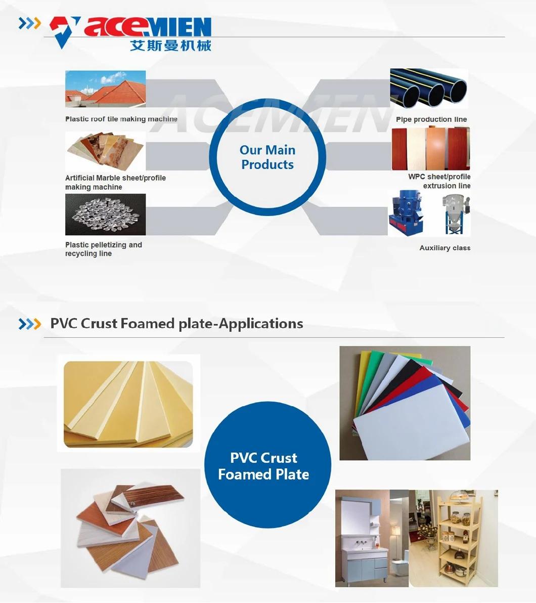 WPC PVC Wood Plastic Foam Board Furniture Board Kitchen Cabinet Board Making Machine