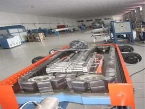 Single-Wall Corrugated Plastic Drain Water Pipe PE-PP-PVC Making Machine Extruder for Car ...