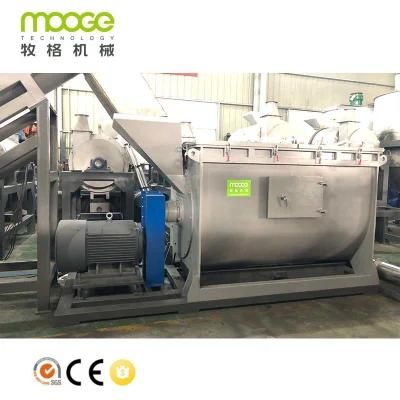Waste Plastic Mulching Film / Raffia Bag Washing Recycling Production Line