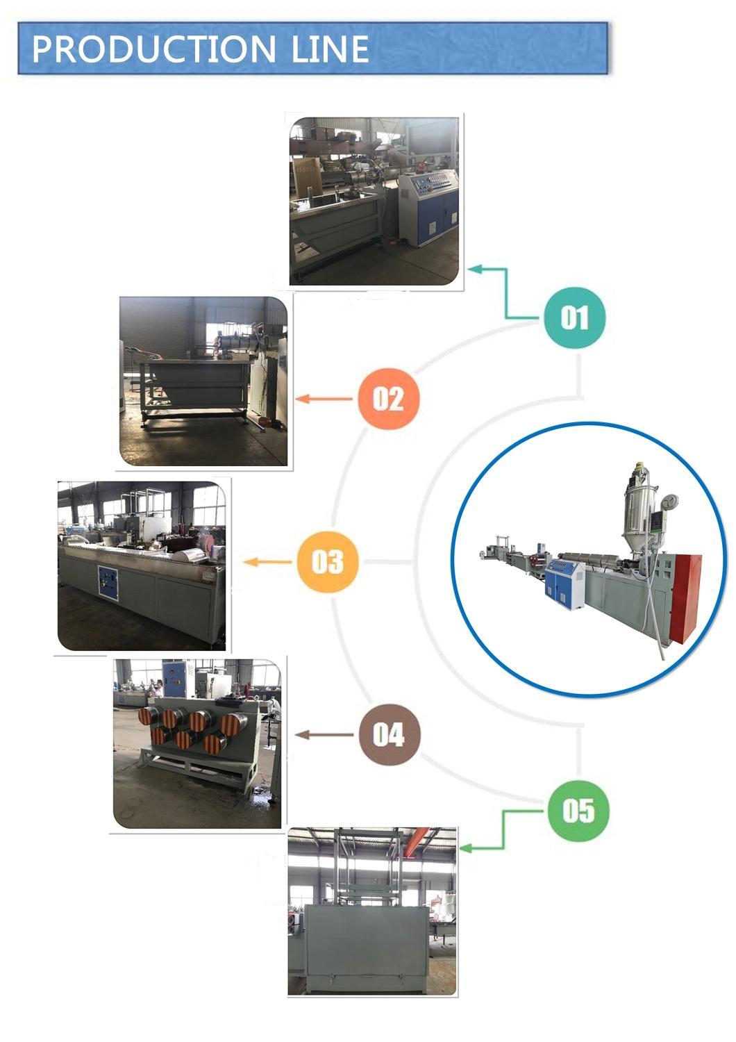 Pet/PP/PVC/Nylon Plastic Extruder Machine for Broom/Brush/Safety Net/Rope