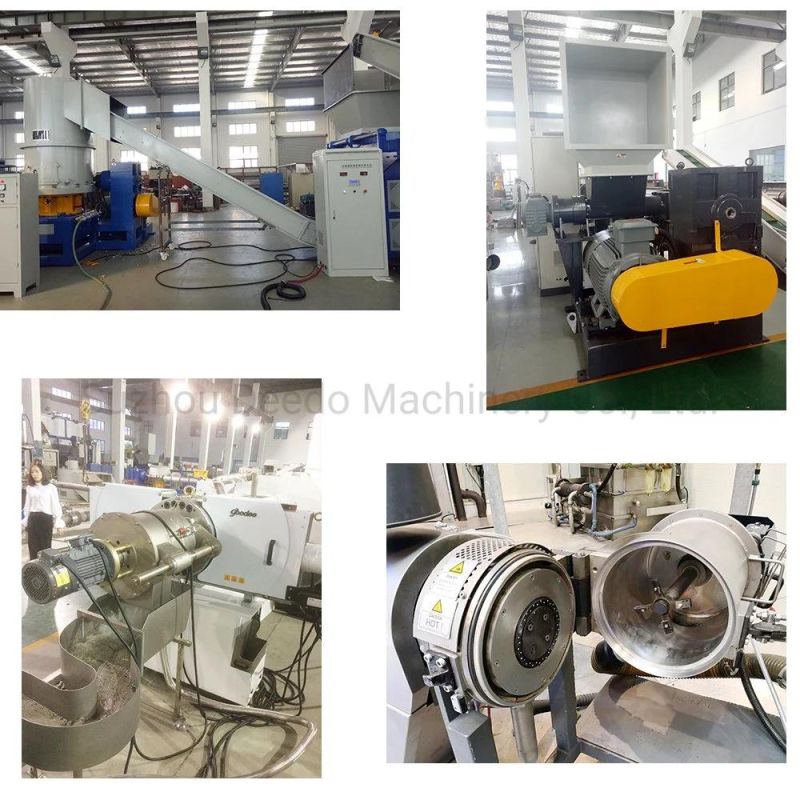 PP PE Film Granulating Machine/HDPE LDPE Recycling Pelletizing Line