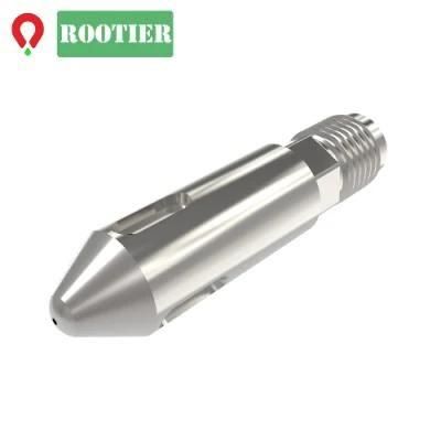 Rigid PVC Injection Molding One Piece Design Chrome Plated Stainless Steel Screw Barrel