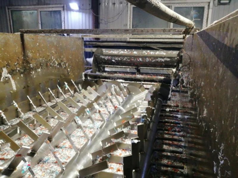 High-End Product Waste Plastic PP Flakes Recycle Active Washing Equipment with Easy Operation