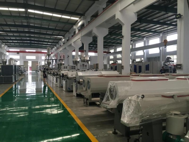 PP PE PVC Electrical Conduct Corrugated Pipe Production Line