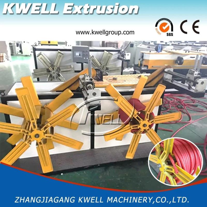 Flexiblespiral Plastic Corrugated Pipe Extruder Making Production Machine