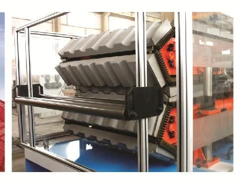 Jwell Plastic Recycling PVC/UPVC +PMMA/ASA Co-Extrsion Corrugated Foaming Roof Tile Plastic Machine