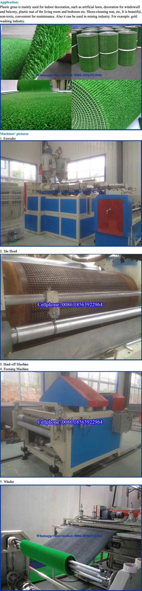Plastic PE Flooring Mat Making Machine