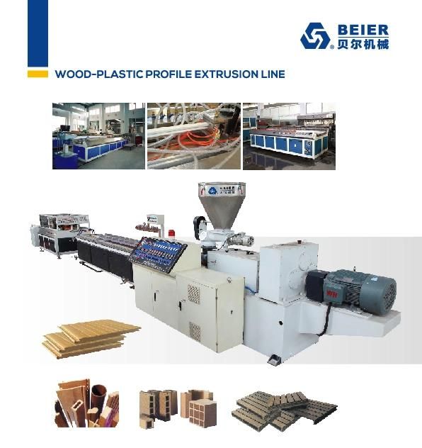 Wood Plastic Composite WPC Profile Extrusion Line