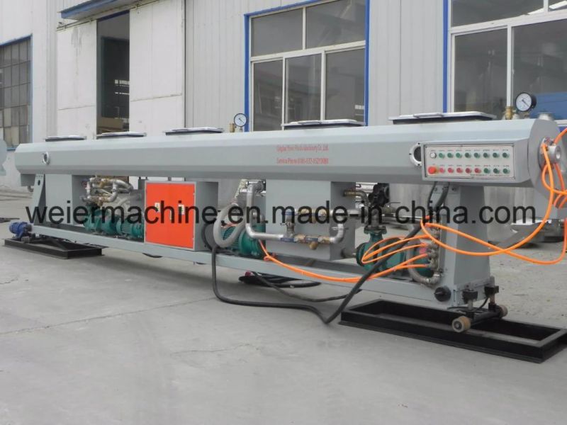 PE PPR HDPE Water Gas Supply Pipe Extrusion and Making Machine From Weier Plastic Machinery