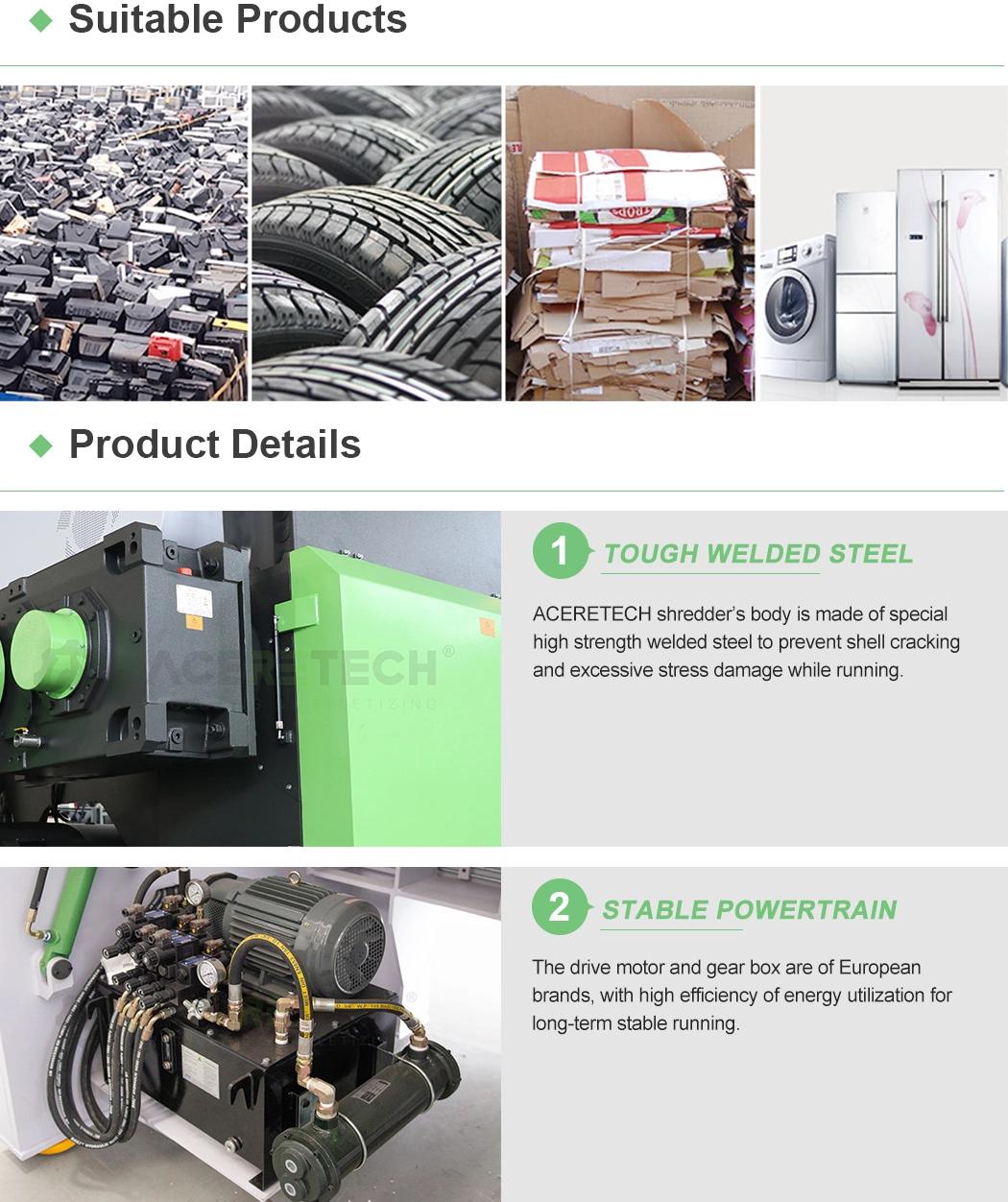 Easy to Operate Solid Mini Small Plastic Shredder Machine