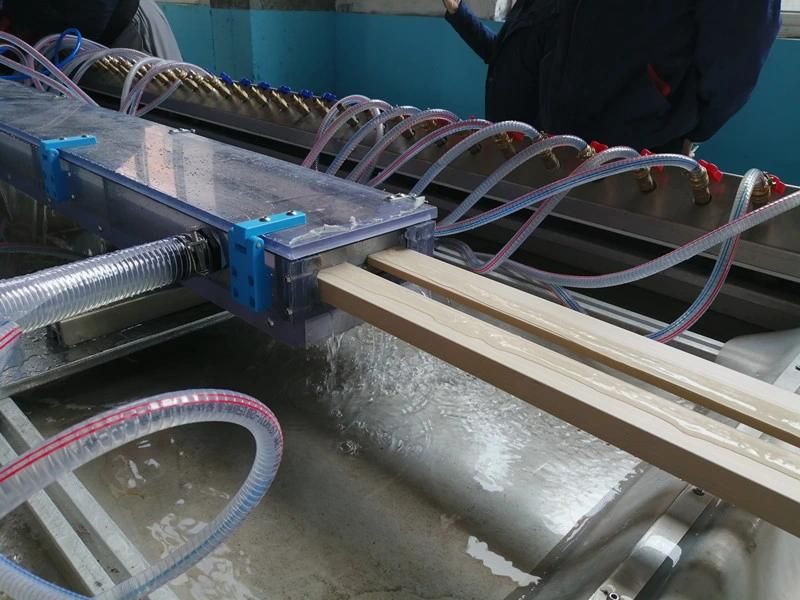 PP PE PVC Wood Machine WPC Profile Extrusion Line