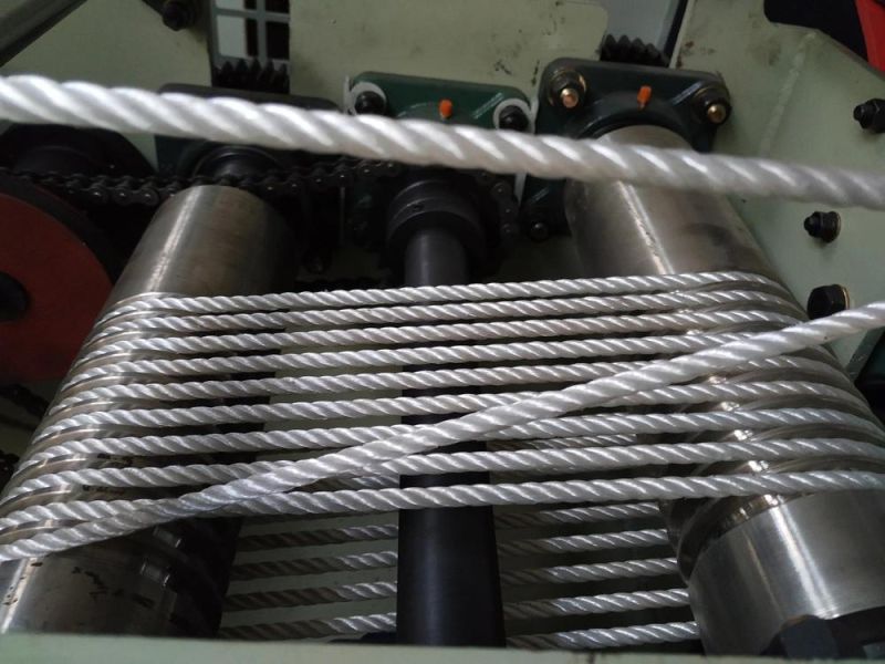 PP PE Polyester Fibre Recycle Plastic Filament Rope Machine