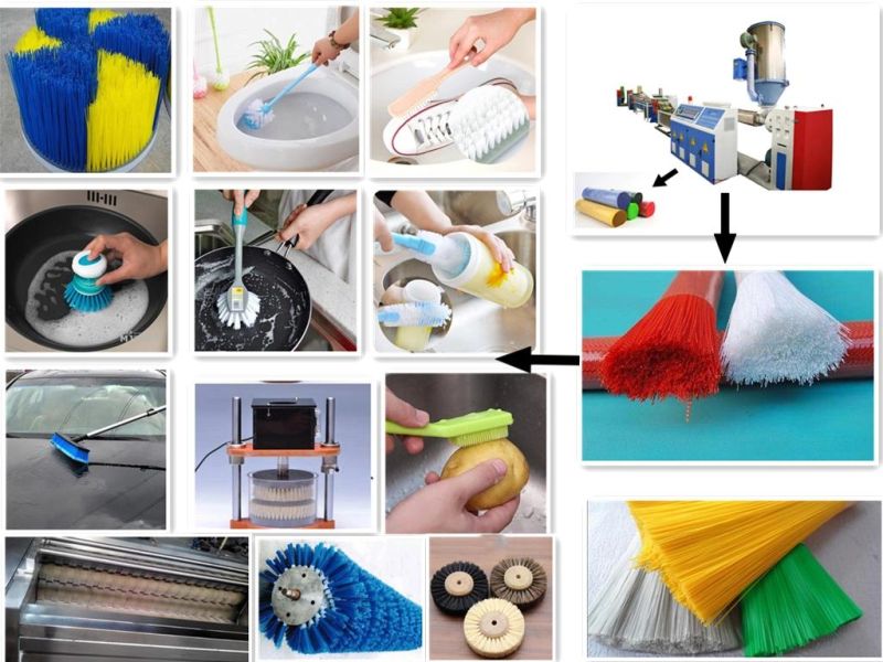 Plastic Pet Floor Brush Filament Yarn Making Machine