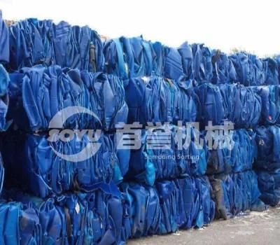 Waste Plastic Barrel Four Shaft Shredder