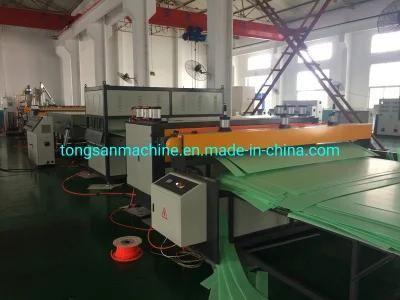 PP Plastic Hollow Corrugated Sheet Making Machine 1200-2800mm Width 2-12mm Thickness