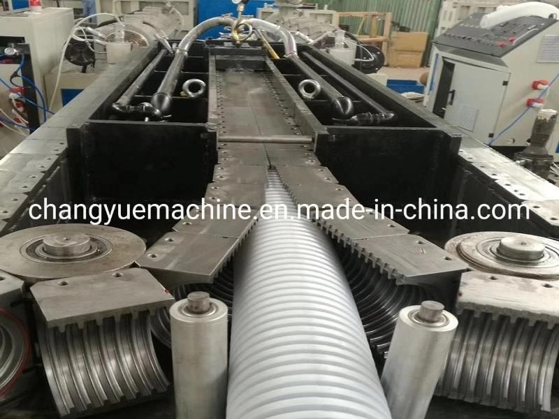 Best Selling PVC Single Wall Corrugated Pipe Extruder Machine