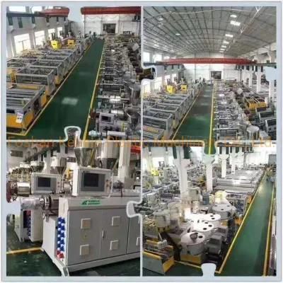 PE PP PVC Corrugated Pipe Extrusion Equipment Making Machine Production Line