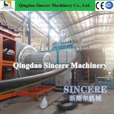 Structural-Wall HDPE Spiral Enhanced Pipe Extrusion Production Machine Line