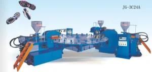 Three Color Sport Shoes Injection &amp; Jointing Moulding Machine (JG-3C24A)