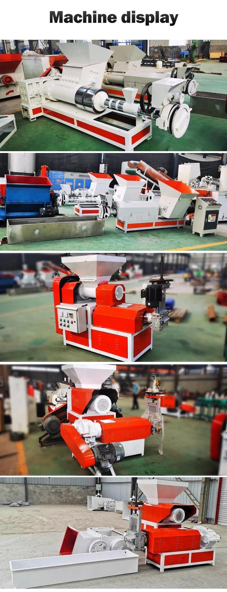 Big Capacity EPE EPS Foam Recycle Machinery Recycled Plastic Extruder Foam Recycling Machine
