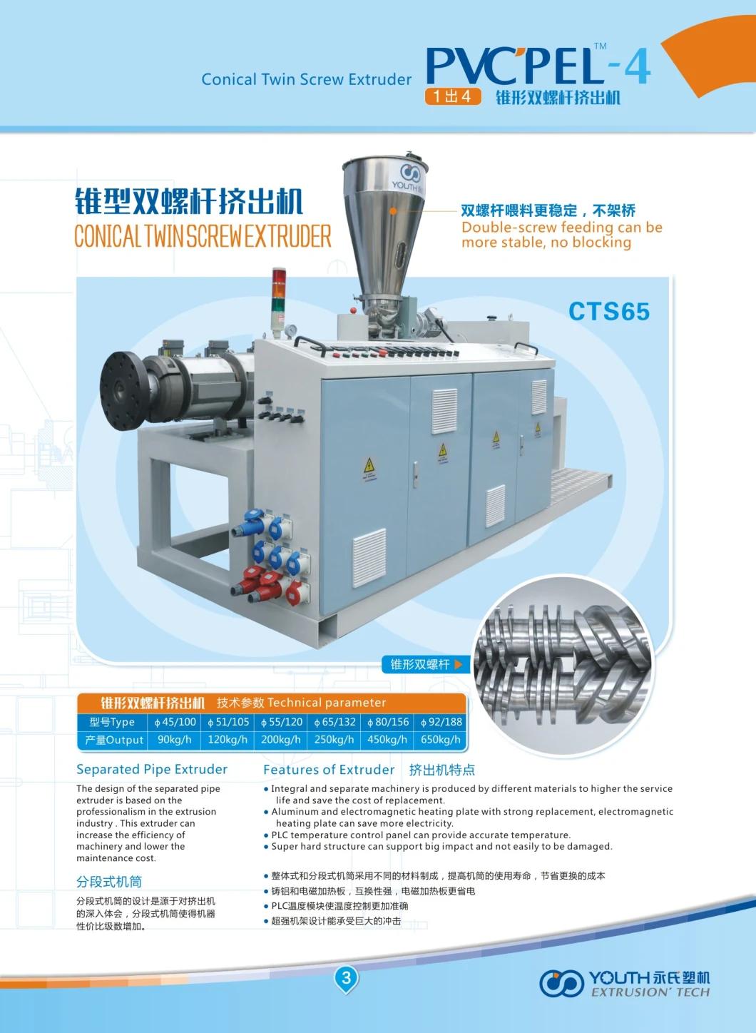 High Quality PVC UPVC CPVC Pipe Making Machine for 16-400mm Pipe
