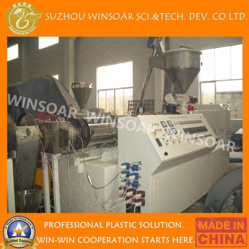 Wholesale Plastic Double Twin Screw Extruder PVC Die Face Hot Cutting Compounding Pelletizing Machine