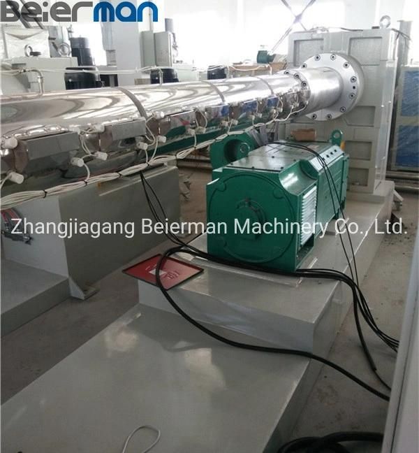Sj65 Sj75 Sj90 Model Customized Single Screw Extruder for Extrusion PP PE Thick Board Plate Siemens Motor/Engine