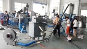 China PE PP Film Pelletizing Machine/ Plastic Film Pelletizing Line