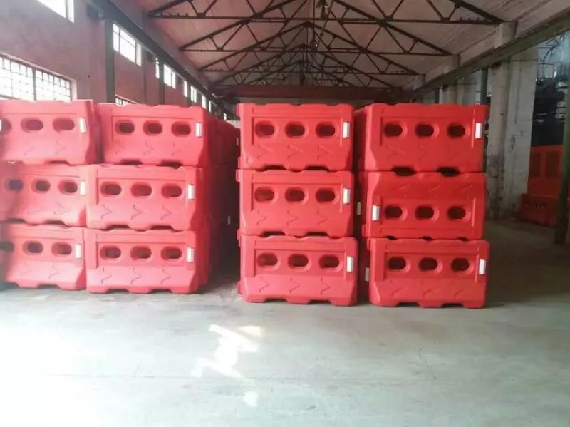 Plastic Temporary Safety Fence Water Traffic Barrier Production Extrusion Blowing Molding Moulding Machine