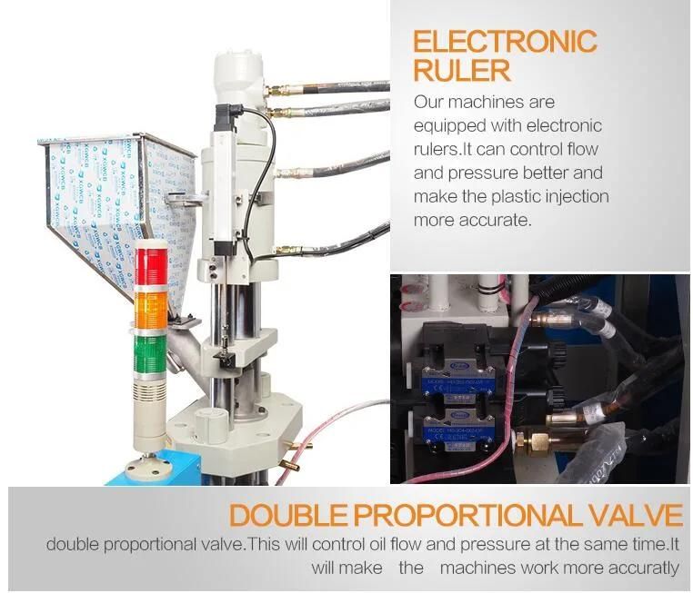USB 15 Tons Vertical Plastic Injection Molding Machine