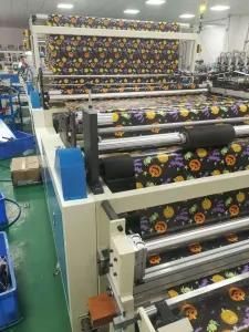 Film Ultrasonic Fabric Embossing Compound Quilted Shower Curtain Machine