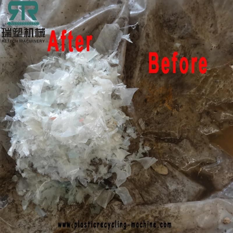off Grade Virgin Prime LDPE/HDPE Film Recycling Machine with 200-220kg/H