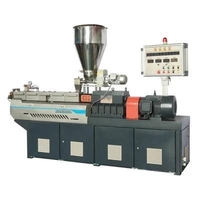 Small Pet PVC Lab Twin Screw Plastic Extruders Machine TPE Plastic Recycling HDPE