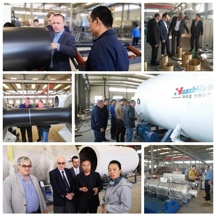 HDPE Black/ Yellow Shell Extrusion Line for Pre-Insulated Pipe with Polyurethane Foam (1680mm)