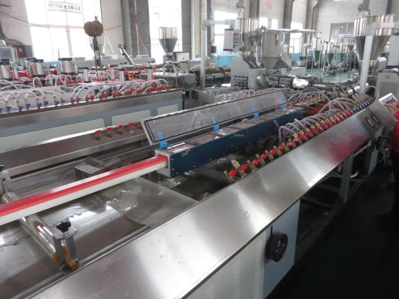 PVC WPC Window and Door Frame Production Line Making Machine Extruder