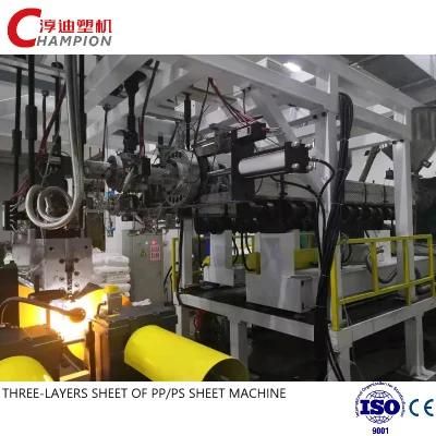 Single/Multi Layer Plastic PP/PS Sheet Extrusion Line/Machine