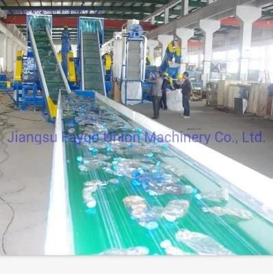 Waste Pet Bottle Crushing Washing Drying Recycling Line