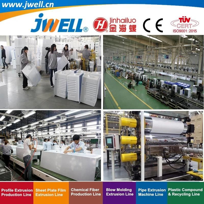 Jwell-HIPS Plastic Refrigerator Board Sheet Recycling Making Extrusion Machine Used in Refrigerator Door and Inner Gallbladder|Drawers Water Dispensers