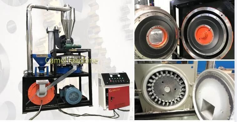 Automatic High Capacity 600 Model Waste Plastic PA ABS PE PVC Material Pulverizer PE Waste Milling Machine Plastic Miller ABS Material Recycling Grinder