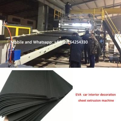 Car Interior Decoration/ Car Mat EVA Sheet Making Machine