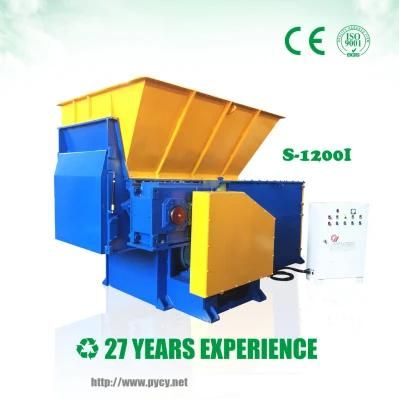 Single-Shaft Shredder Processing Municipal Waste